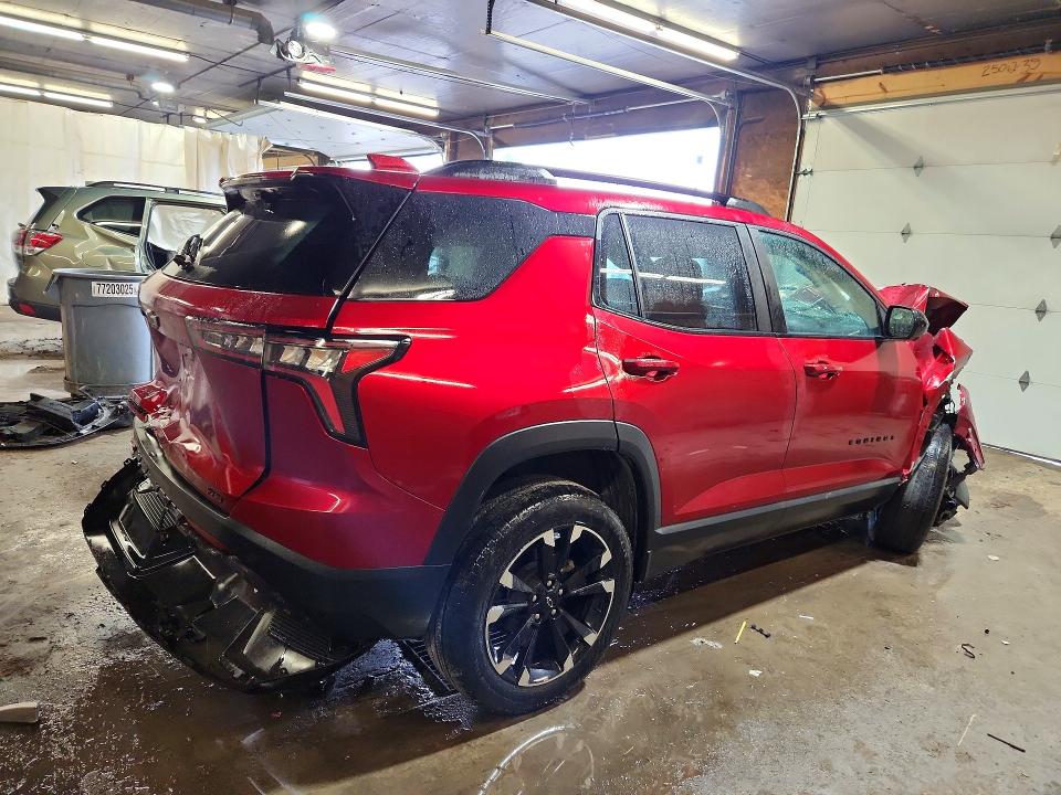2025 Chevrolet Equinox VIN 3GNAXTEG4SL107895 COPART salvage auction — FRONT END, Pa - Certificate Of Salvage, sold $3,950 on 2026-08-21 (photo 3)