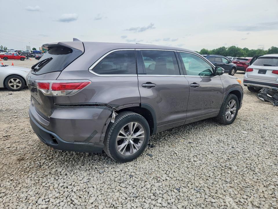 2014 Toyota VIN 5TDZKRFH8ES014915 COPART salvage auction — REAR END, Oh - Certificate Of Title, sold $8,200 on 2026-07-24 (photo 3)