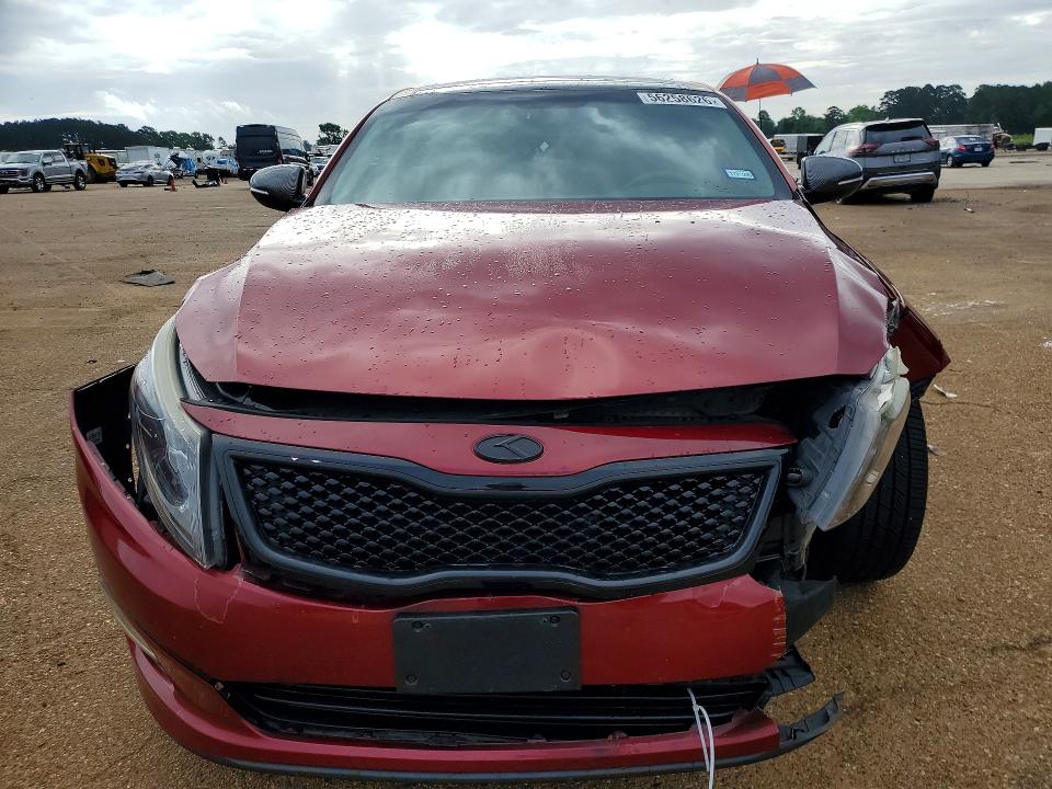 2015 Kia Optima VIN 5XXGR4A67FG427679 COPART salvage auction — FRONT END, Tx - Salvage Vehicle Title, sold $625 on 2026-07-13 (photo 5)