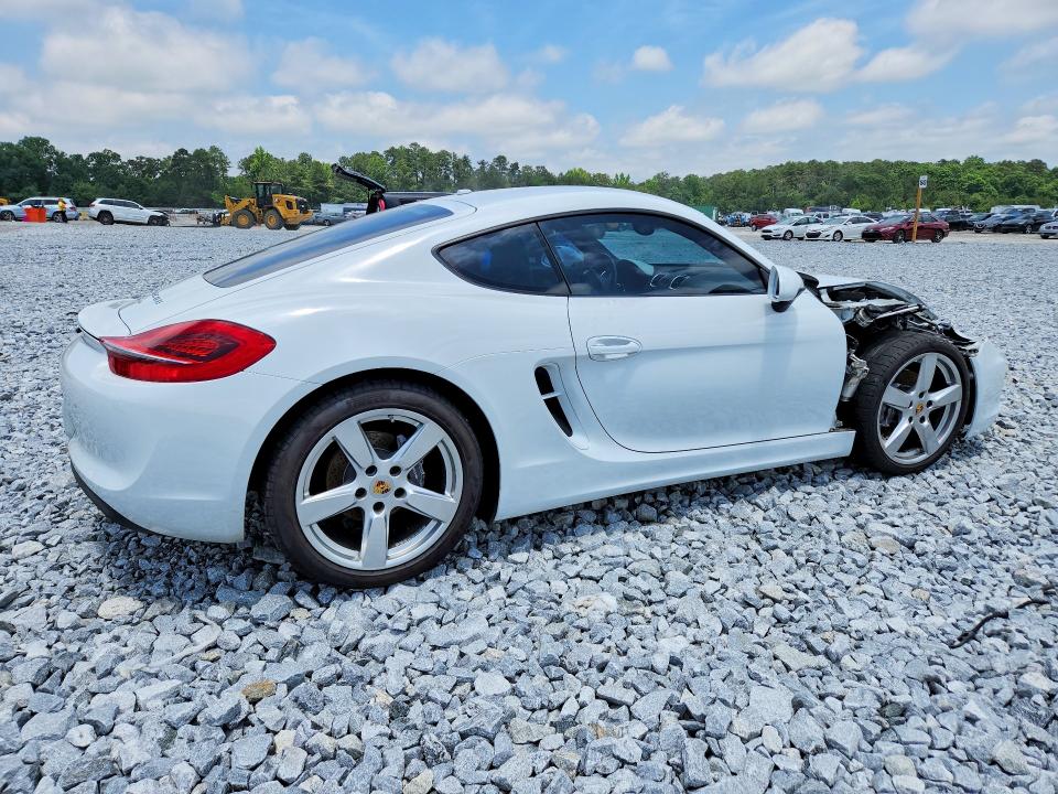 2016 Porsche Cayman VIN WP0AA2A85GK170130 COPART salvage auction — FRONT END, Ga - Cert Of Title-Salvage, sold $18,500 on 2026-07-28 (photo 3)
