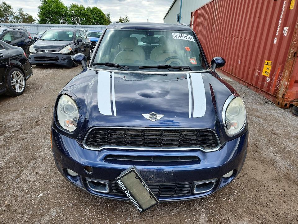2011 Mini Cooper VIN WMWZC5C59BWH99389 COPART salvage auction — ROOF, On - Permit No Brand - Unfit, sold $300 on 2026-07-09 (photo 5)
