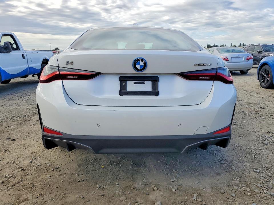 2024 BMW I4 VIN WBY73AW02RFT11912 COPART salvage auction — FRONT END, Ca - Salvage Certificate, sold $13,700 on 2026-08-25 (photo 6)
