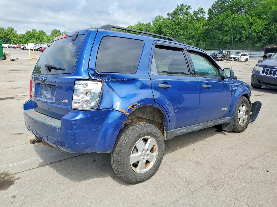 2008 Ford Escape VIN 1FMCU93128KC92854 COPART salvage auction — FRONT END, PA - CERTIFICATE OF SALVAGE, sold $275 on 2026-07-02 (photo 3)
