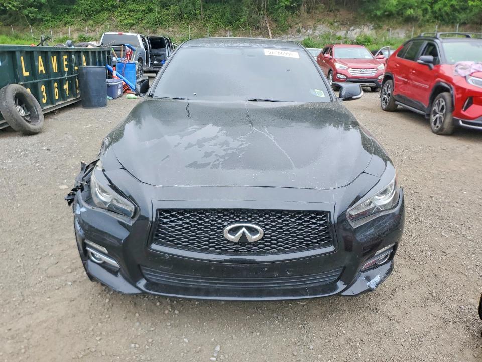 2016 Infiniti VIN JN1EV7AR4GM340125 COPART salvage auction — FRONT END, Ny - Mv-907A Salvage Certificate, sold $350 on 2026-07-28 (photo 5)