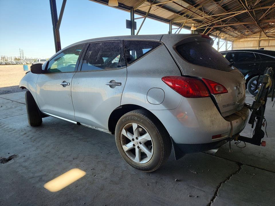 2009 Nissan Murano VIN JN8AZ18U69W003765 COPART salvage auction — FRONT END, AZ - CERTIFICATE OF TITLE (P), sold $500 on 2026-07-13 (photo 2)