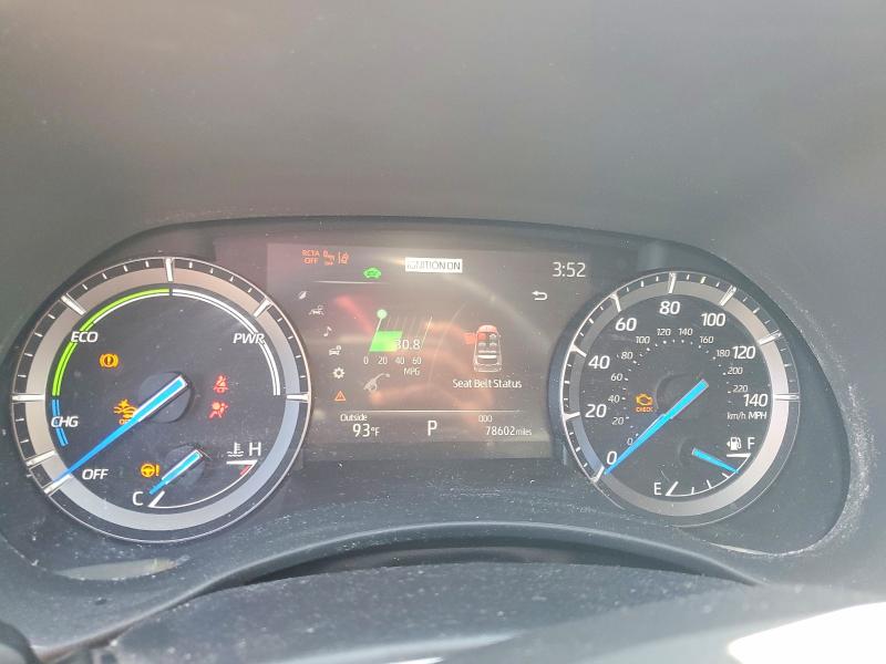 2021 Toyota Highlander VIN 5TDEBRCH1MS051368 COPART salvage auction — REAR END, Mo - Salvage Certificate Of Title, sold $8,400 on 2026-07-28 (photo 9)