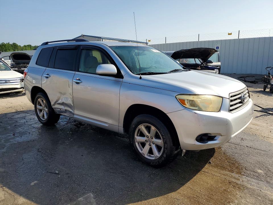 2008 Toyota Highlander VIN JTEDS41A382015629 COPART salvage auction — SIDE, KY - CERT OF TITLE-SALVAGE, sold $1,700 on 2026-07-27 (photo 4)