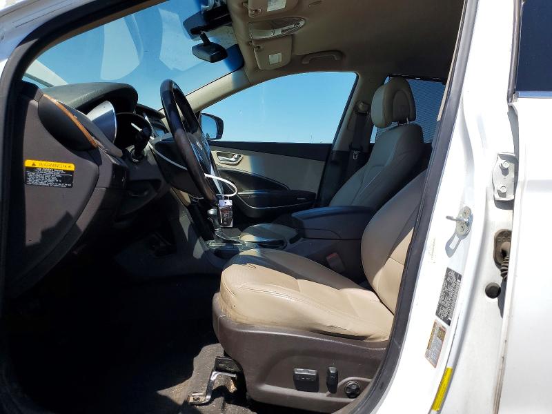 2014 Hyundai Santa fe VIN 5XYZU3LA0EG161113 COPART salvage auction — FRONT END, Ca - Salvage Certificate, sold $1,450 on 2026-07-07 (photo 7)