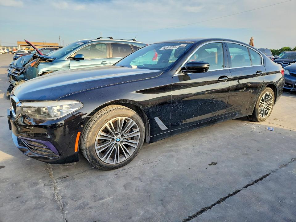 2019 BMW 5er VIN WBAJE5C55KWA98646 COPART salvage auction — NORMAL WEAR, TX - CERTIFICATE OF TITLE, sold $7,600 on 2026-07-30 (photo 1)