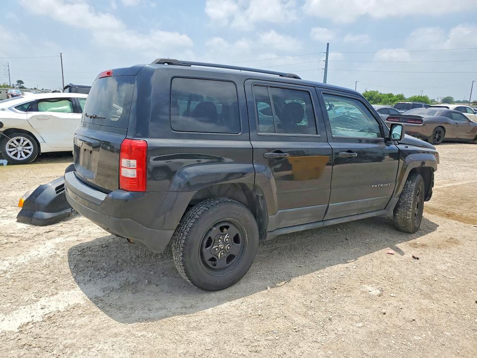 2011 Jeep Patriot VIN 1J4NF1GB6BD197845 COPART salvage auction — FRONT END, TX - SALVAGE VEHICLE TITLE (P), sold $775 on 2026-07-08 (photo 3)