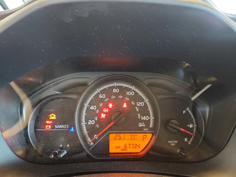 2015 Toyota Yaris VIN VNKKTUD32FA041820 COPART salvage auction — FRONT END, Ca - Salvage Certificate, sold $2,350 on 2026-07-09 (photo 9)