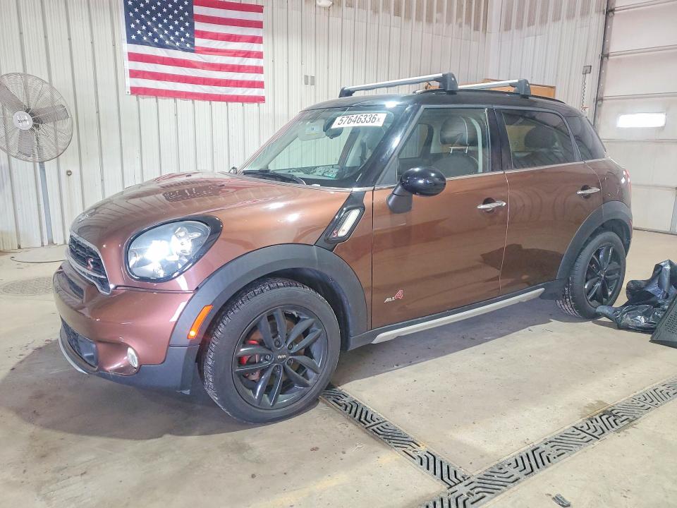 2015 Mini VIN WMWZC5C52FWP45497 COPART salvage auction — FRONT END, Pa - Certificate Of Salvage, sold $1,100 on 2026-07-09 (photo 1)