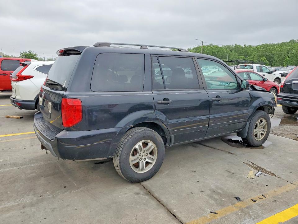 2004 Honda Pilot VIN 2HKYF18504H585291 COPART salvage auction — FRONT END, Ky - Cert Of Title-Salvage, sold $300 on 2026-07-02 (photo 3)