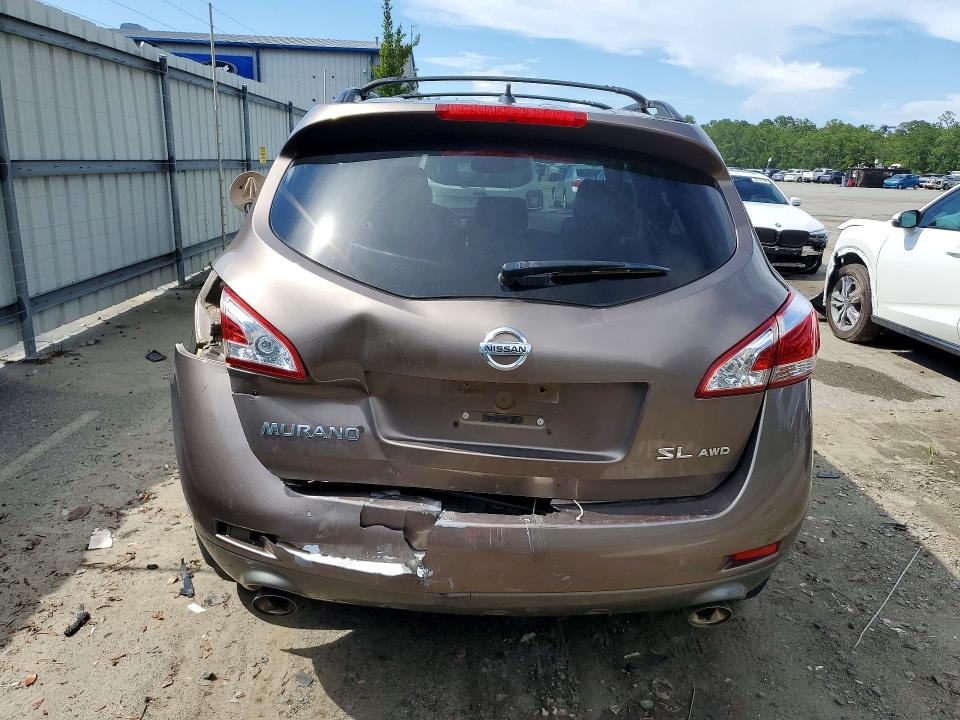 2012 Nissan VIN JN8AZ1MW7CW228419 COPART salvage auction — REAR END, GA - CERT OF TITLE-SALVAGE, sold $750 on 2026-07-27 (photo 6)