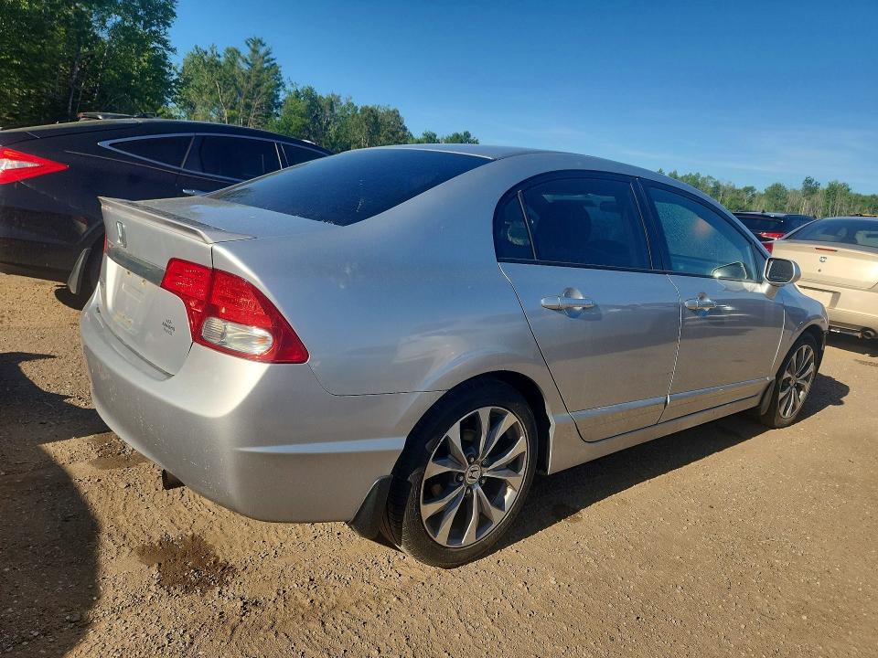 2011 Honda Civic VIN 2HGFA1E69BH014795 COPART salvage auction — FRONT END, On - Permit No Brand - Unfit, sold $825 on 2026-07-02 (photo 3)