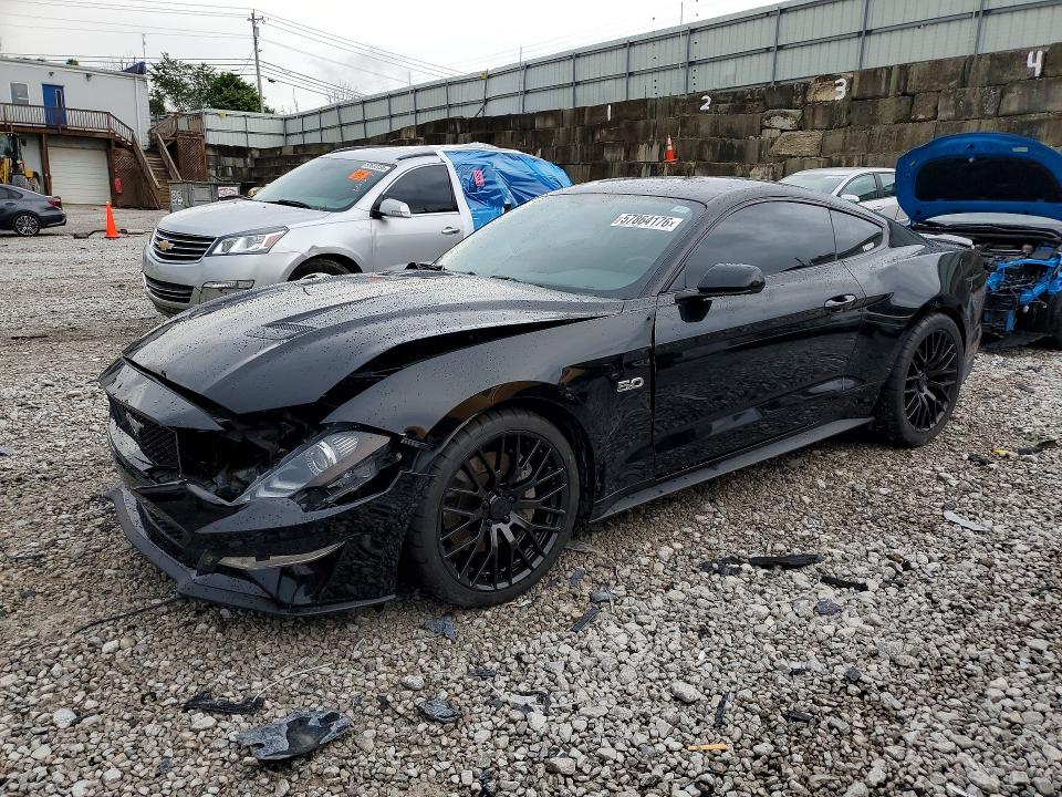 2018 Ford Mustang VIN 1FA6P8CF6J5113160 COPART salvage auction — FRONT END, Ky - Cert Of Title-Salvage, sold $10,000 on 2026-08-21 (photo 1)