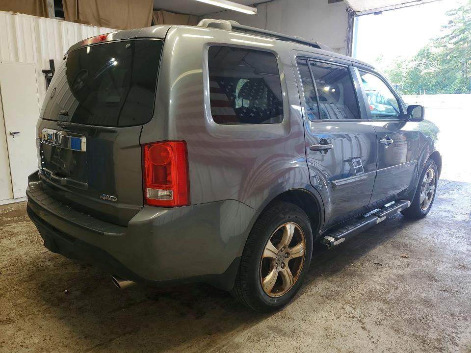 2012 Honda Pilot VIN 5FNYF4H70CB085003 COPART salvage auction — MINOR DENT/SCRATCHES, Me - Certificate Of Title, sold $1,050 on 2026-07-02 (photo 3)