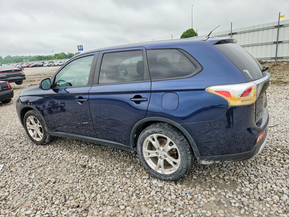 2015 Mitsubishi Outlander VIN JA4AD3A35FZ004790 COPART salvage auction — MINOR DENT/SCRATCHES, Il - Certificate Of Title, sold $1,550 on 2026-07-15 (photo 2)