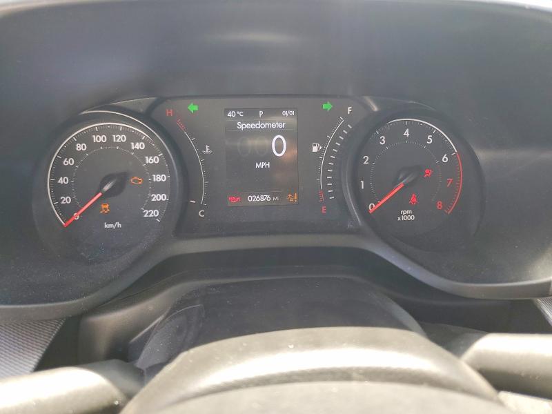 2023 Fiat VIN 9BD363C26PYZ75932 COPART salvage auction — REAR END, Tx - Salvage Vehicle Title, sold $3,200 on 2026-07-06 (photo 9)