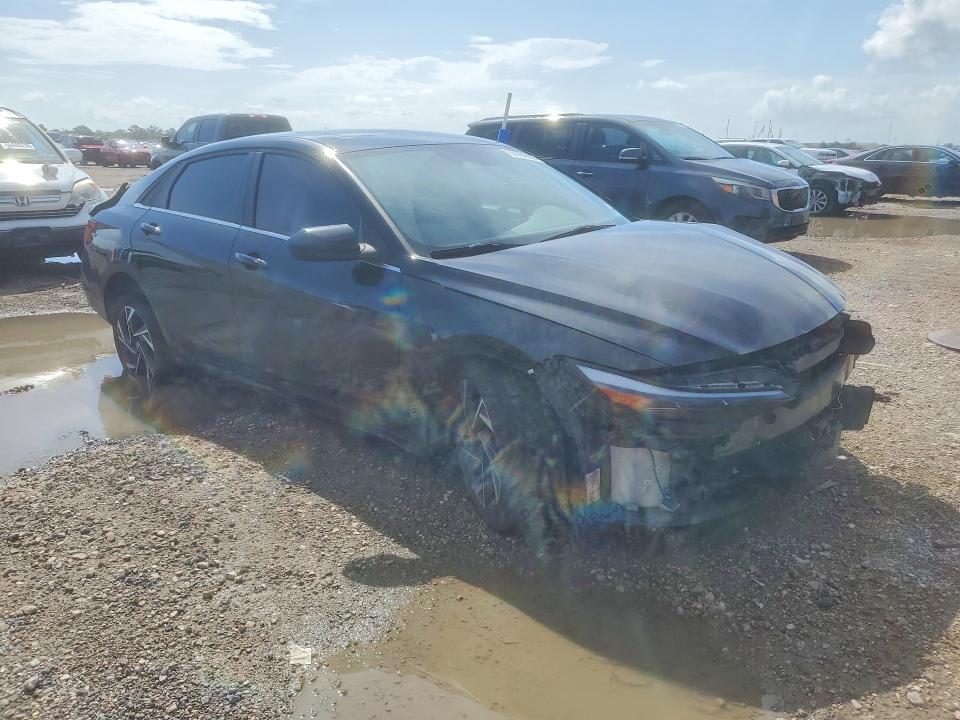 2024 Hyundai Elantra VIN KMHLS4DG7RU681264 COPART salvage auction — FRONT END, TX - SALVAGE VEHICLE TITLE (P), sold $1,500 on 2026-07-16 (photo 4)