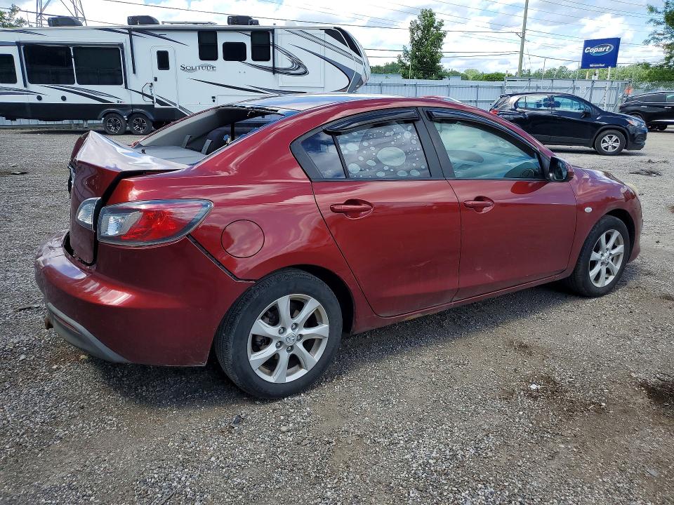 2010 Mazda 3 VIN JM1BL1SF0A1173312 COPART salvage auction — REAR END, ON - PERMIT NO BRAND - UNFIT, sold $375 on 2026-07-07 (photo 3)