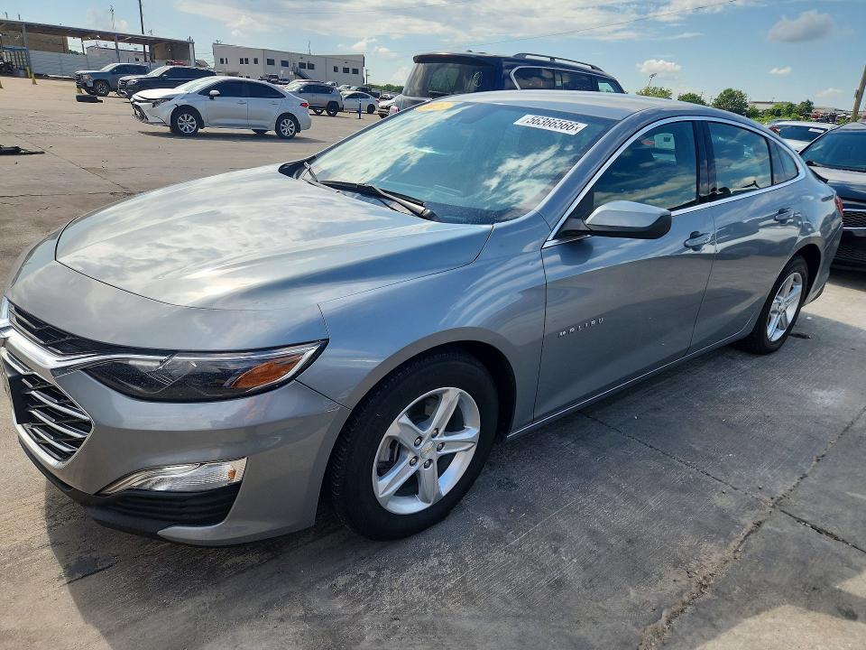 2025 Chevrolet Malibu VIN 1G1ZB5ST5SF113439 COPART salvage auction — WATER/FLOOD, Tx - Salvage Title-Flood Damage, sold $175 on 2026-07-09 (photo 1)