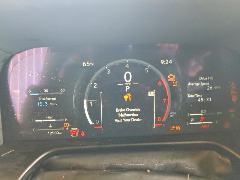 2024 Lexus Gx 550 VIN JTJTBCDX1R5019959 COPART salvage auction — FRONT END, CA - SALVAGE CERTIFICATE, sold $30,250 on 2026-07-13 (photo 9)