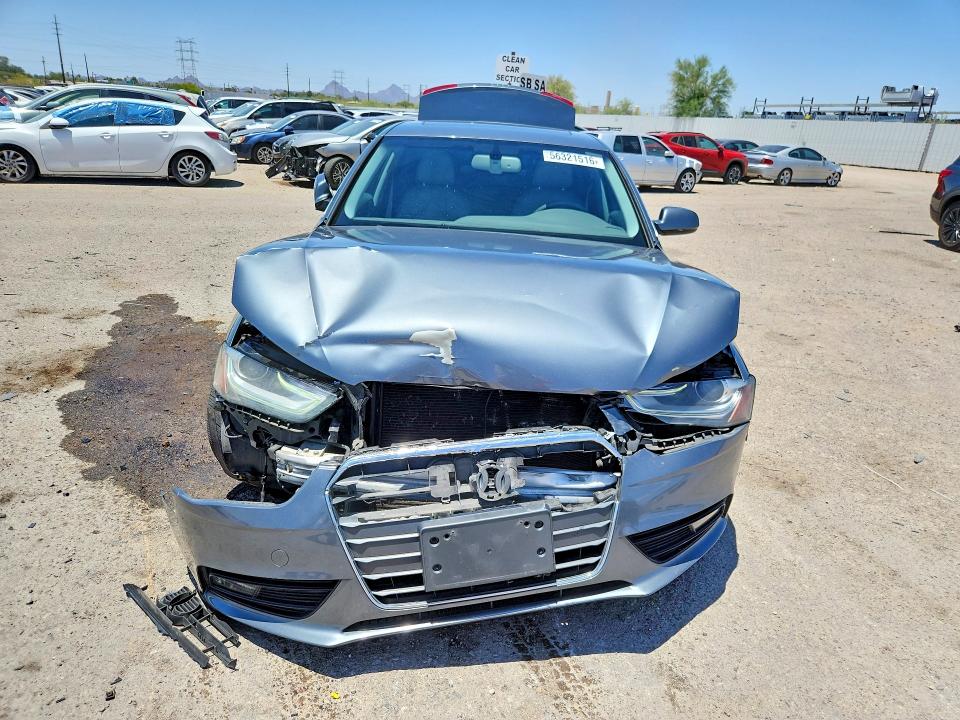 2013 Audi A4 VIN WAUEFAFL1DN025121 COPART salvage auction — FRONT END, Az - Cert Of Title - Salvage, sold $275 on 2026-07-31 (photo 5)