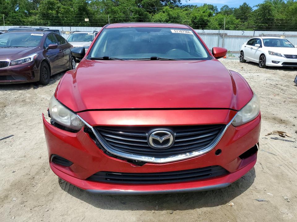 2015 Mazda 6 VIN JM1GJ1V55F1201353 COPART salvage auction — FRONT END, Md - Cert Of Salvage > 75% Damage, sold $1,350 on 2026-07-21 (photo 5)