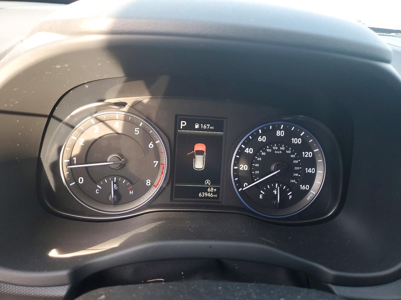 2022 Hyundai Kona VIN KM8K32AB4NU863777 COPART salvage auction — Rear End, St - Salvage Title, sold $5,200 on 2026-07-10 (photo 9)