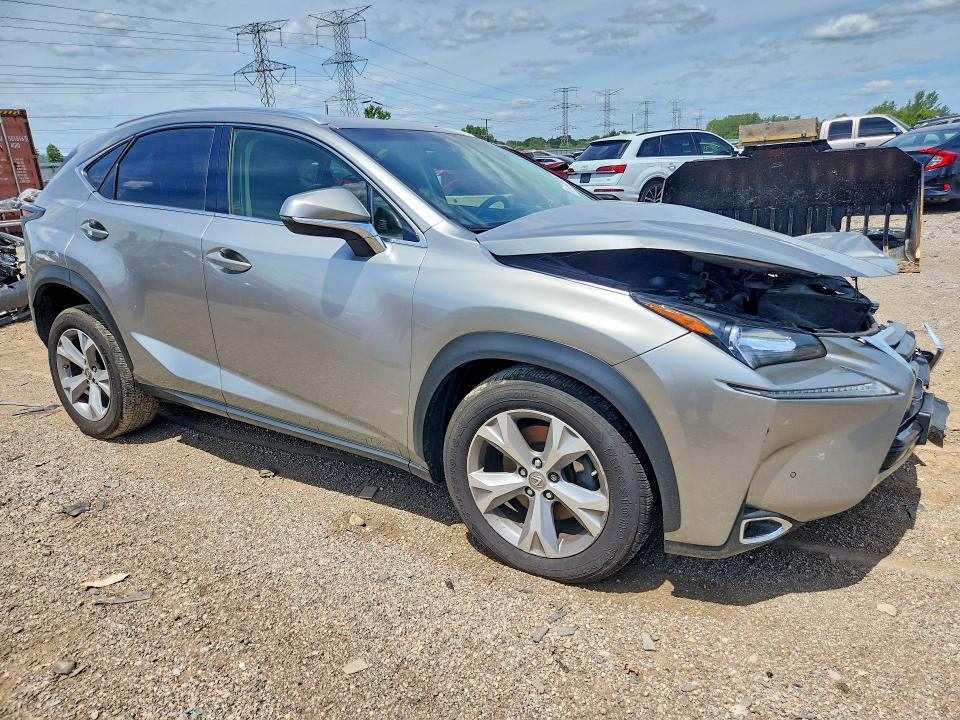2017 Lexus Nx VIN JTJBARBZ6H2108254 COPART salvage auction — FRONT END, Il - Salvage Certificate, sold $2,400 on 2026-07-16 (photo 4)
