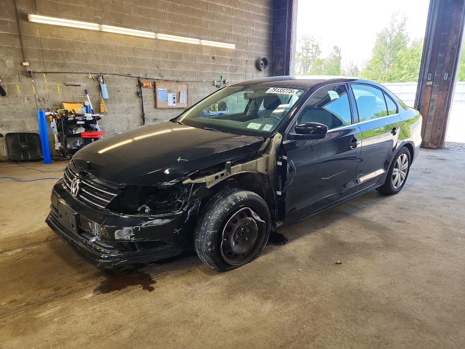 2017 Volkswagen Jetta VIN 3VW2B7AJ4HM322116 COPART salvage auction — FRONT END, Ny - Mv-907A Salvage Certificate, sold $1,150 on 2026-07-06 (photo 1)