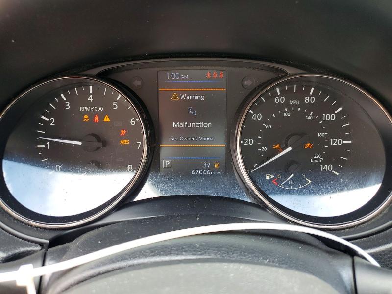 2021 Nissan Rogue sport VIN JN1BJ1BVXMW566421 COPART salvage auction — FRONT END, TX - CERTIFICATE OF TITLE, sold $2,200 on 2026-07-14 (photo 9)