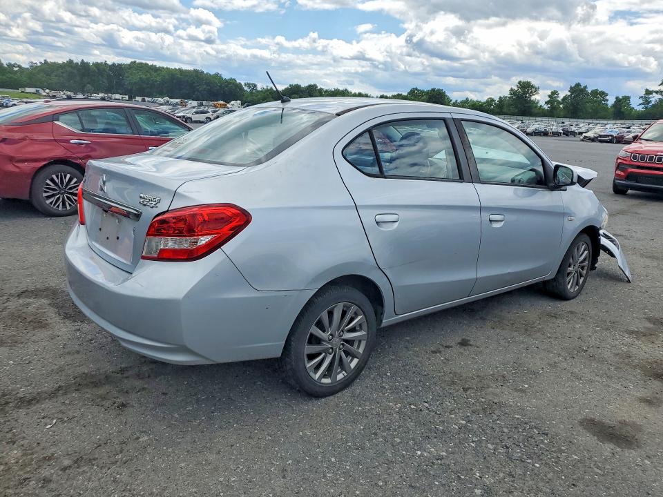 2018 Mitsubishi Mirage VIN ML32F3FJ9JHF15192 COPART salvage auction — FRONT END, PA - CERTIFICATE OF SALVAGE, sold $275 on 2026-07-28 (photo 3)