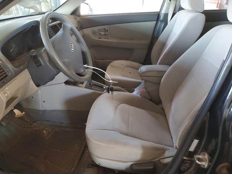 2009 Kia Spectra VIN KNAFE222995662324 COPART salvage auction — MINOR DENT/SCRATCHES, Az - Certificate Of Title, sold $975 on 2026-07-03 (photo 7)