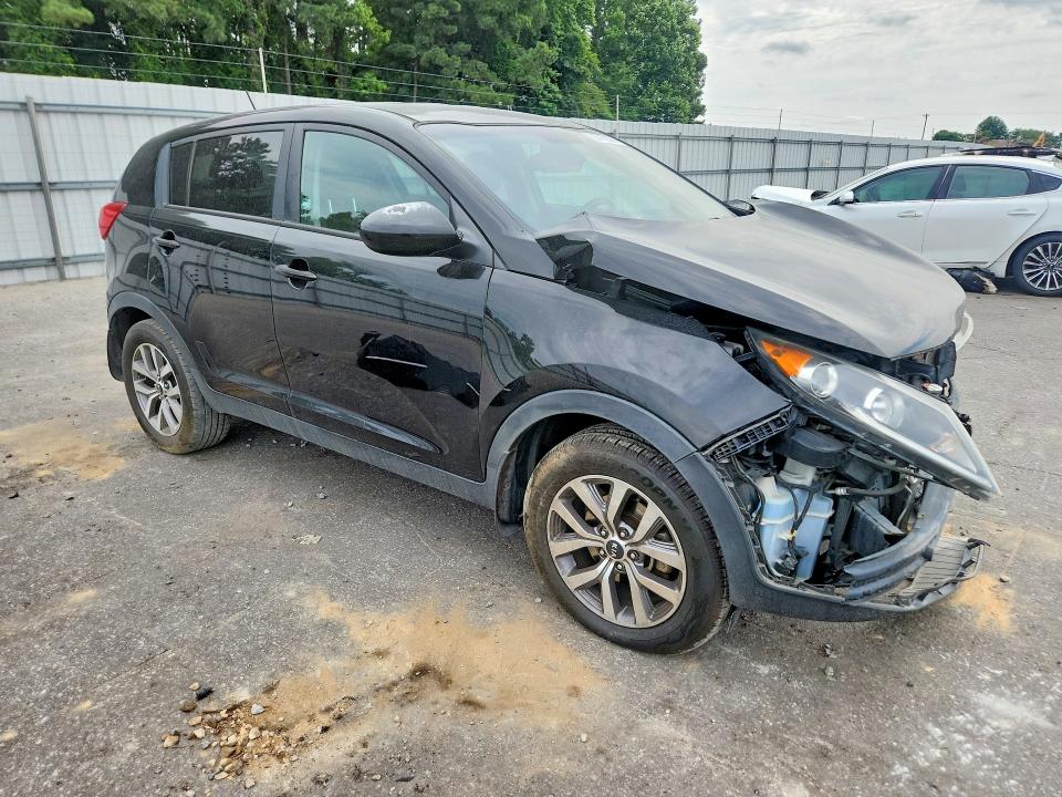 2014 Kia Sportage VIN KNDPB3AC7E7619020 COPART salvage auction — FRONT END, Nc - Salvage Certificate Of Title, sold $250 on 2026-07-28 (photo 4)