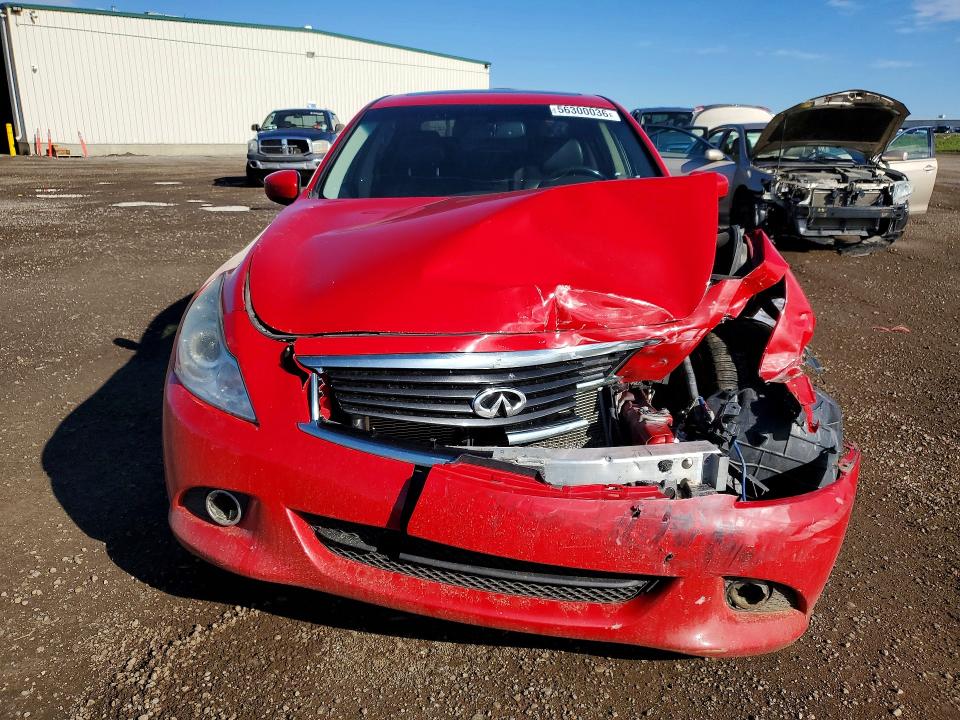 2013 Infiniti G VIN JN1CV6AR3DM352845 COPART salvage auction — FRONT END, Ab - Bos - Salvage, sold $200 on 2026-07-28 (photo 5)