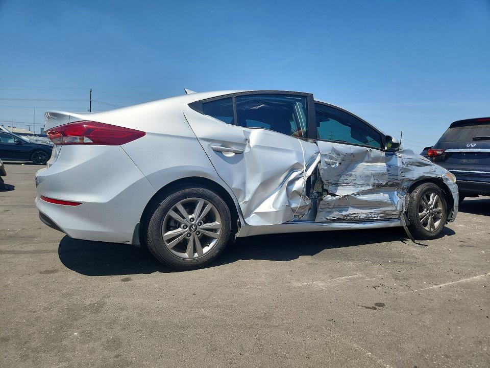 2018 Hyundai Elantra VIN KMHD84LF9JU702826 COPART salvage auction — SIDE, Ca - Salvage Certificate, sold $2,350 on 2026-07-08 (photo 3)