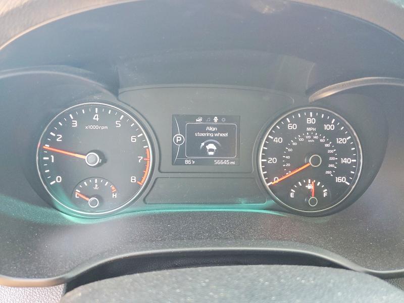 2018 Kia Optima VIN 5XXGT4L38JG214477 COPART salvage auction — HAIL, Ia - Cert Of Title-Salvage Title, sold $4,000 on 2026-07-24 (photo 9)