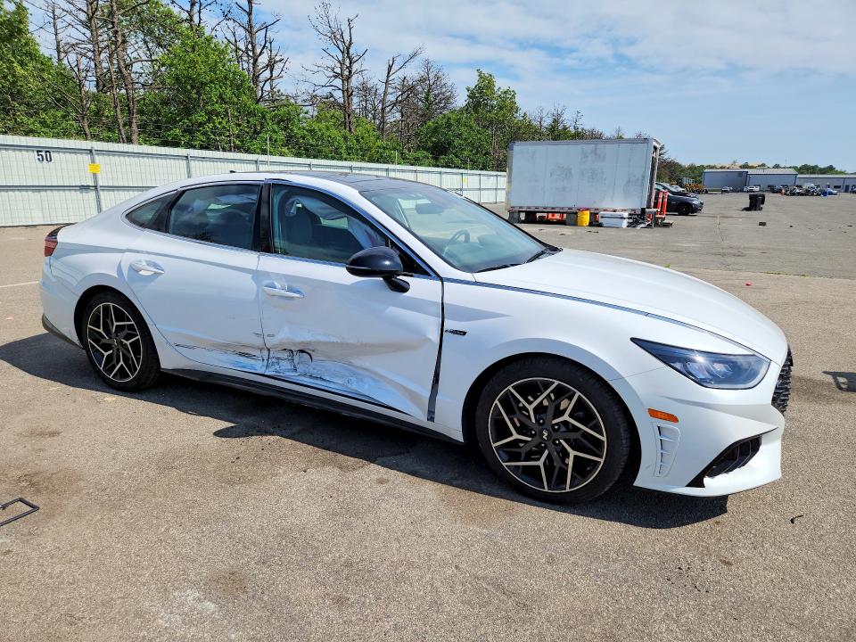2021 Hyundai VIN 5NPEK4JC8MH106978 COPART salvage auction — SIDE, Ny - Mv-907A Salvage Certificate, sold $6,200 on 2026-07-08 (photo 4)