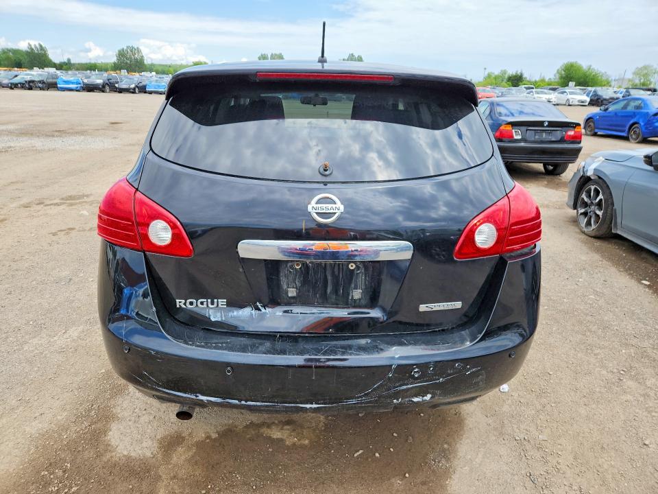 2013 Nissan Rogue sport VIN JN8AS5MTXDW012261 COPART salvage auction — REAR END, On - Permit No Brand - Unfit, sold $400 on 2026-07-07 (photo 6)