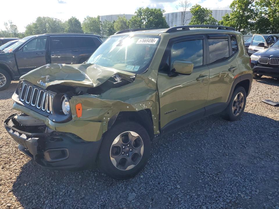 2015 Jeep VIN ZACCJBBH0FPB88434 COPART salvage auction — FRONT END, Ny - Mv-907A Salvage Certificate, sold $300 on 2026-08-10 (photo 1)