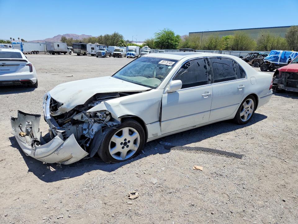 2004 Lexus Ls VIN JTHBN36FX40129486 COPART salvage auction — FRONT END, Nv - Salvage Title, sold $125 on 2026-07-21 (photo 1)