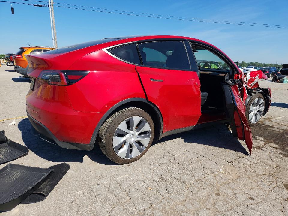 2023 Tesla Model y VIN 7SAYGDEE8PA056449 COPART salvage auction — SIDE, Tn - Salvage Certificate, sold $11,000 on 2026-07-06 (photo 3)