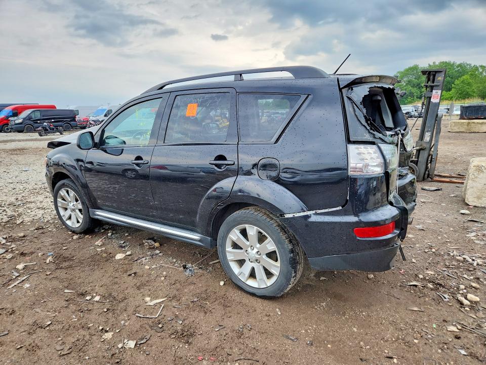 2012 Mitsubishi VIN JA4JT3AW6CU003752 COPART salvage auction — REAR END, Wv - Salvage Certificate, sold $225 on 2026-07-22 (photo 2)