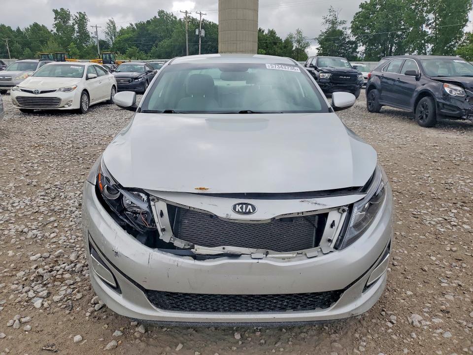 2014 Kia Optima VIN 5XXGM4A79EG273935 COPART salvage auction — FRONT END, Mi - Certificate Of Title, sold $1,150 on 2026-07-09 (photo 5)
