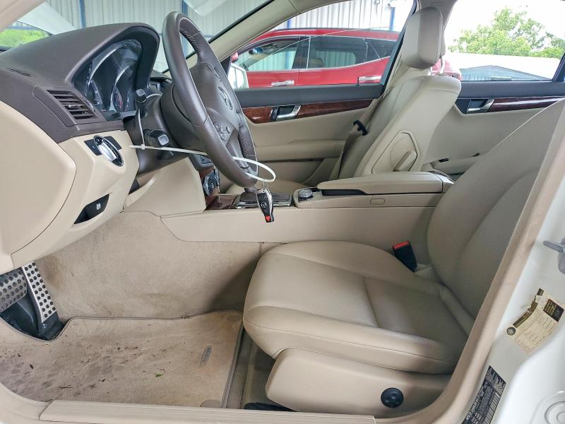 2011 Mercedes-benz C-klasse VIN WDDGF5EB5BR138044 COPART salvage auction — WATER/FLOOD, Ga - Cert Of Title-Flood Salvage, sold $1,450 on 2026-07-30 (photo 7)