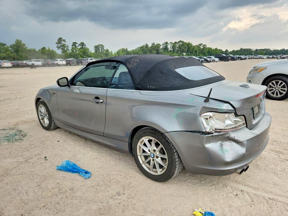 2011 BMW 1 series VIN WBAUN1C51BVH83299 COPART salvage auction — REAR END, TX - SALVAGE VEHICLE TITLE, sold $925 on 2026-07-24 (photo 2)