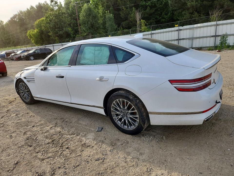 2023 Genesis G80 VIN KMTGB4SC5PU193841 COPART salvage auction — FRONT END, Id - Salvage Certificate Of Title, sold $8,900 on 2026-07-07 (photo 2)