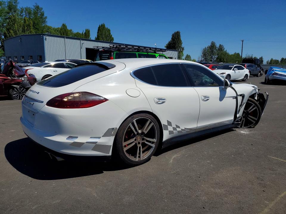 2011 Porsche Panamera VIN WP0AC2A7XBL091024 COPART salvage auction — FRONT END, Or - Salvage Title Certificate, sold $3,250 on 2026-07-02 (photo 3)